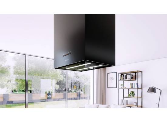 _dodatkowy RABAT 7%_ | Okap wyspowy GLOBALO WERNO ISOLA 40.2 black | 725 m3/h