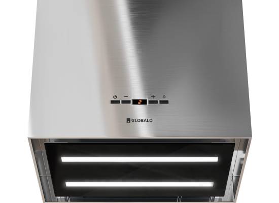 Okap wyspowy GLOBALO WERNO ISOLA 40.2 inox | 725 m3/h
