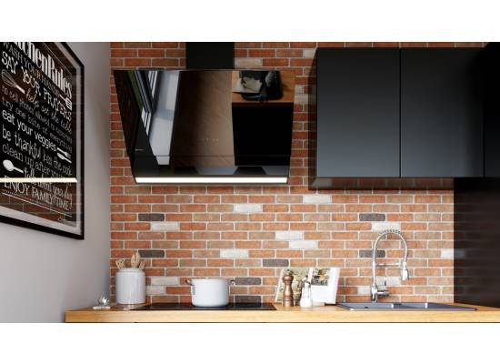 _dodatkowy RABAT 7%_ | _wysyłka 24H*_ | Okap przyścienny GLOBALO ZENESOR 90.2 black | 760 m3/h