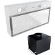 _dodatkowy RABAT 7%_ | _wysyłka 24H*_ | Okap do zabudowy GLOBALO FLUXIME 60.1 white + turbina TW 1.2 | 590 m3/h