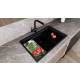 _dodatkowy RABAT 7%_ | _wysyłka 24H*_ | Zlew GLOBALO MIRALIO 80.1 black / bl mat