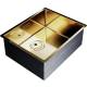 Zlew GLOBALO RIWOLO 50.1 PVD gold (złoty szczotkowany)