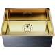 Zlew GLOBALO RIWOLO 50.1 PVD gold (złoty szczotkowany)