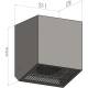 _dodatkowy RABAT 7%_ | _wysyłka 24H*_ | Okap do zabudowy GLOBALO SAREDO 60.1 black + turbina TZ 1.1 | 760 m3/h