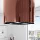 _wysyłka 24H*_ | Okap wyspowy GLOBALO LANILIA WERENISO ISOLA 39.1 wine copper | 715 m3/h