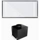 _dodatkowy RABAT 7%_ | Okap sufitowy GLOBALO ZENARA 100.1 white + turbina TW 3.1 | 900 m3/h