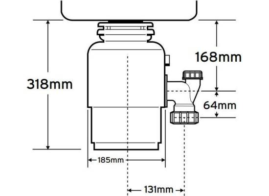 Młynek-rozdrabniacz InSinkErator MODEL 66 AS (Model-66)