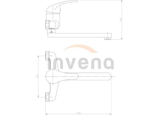 Bateria INVENA PEREA BC-05-001-Q chrom