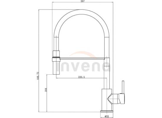 Bateria INVENA KAMELEON BZ-29-L04-C czarny mat + chrom