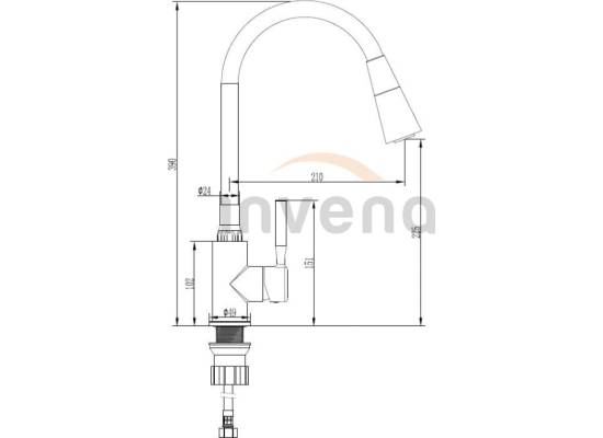 Bateria INVENA POGO PLUS BZ-80-P02-L biały
