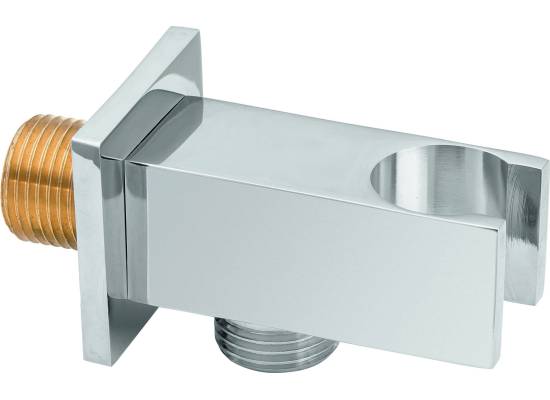 Przyłącze kątowe z uchwytem na słuchwkę INVENA SC-P1-033-O chrom