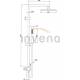 Bateria termostatyczna prysznicowa z deszczownicą INVENA SVART AU-85-004-X czarny mat