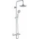 Bateria termostatyczna prysznicowa z deszczownicą INVENA ESLA AU-94-D01-C chrom
