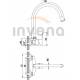 Bateria INVENA VERSO BC-82-E2S-L biały + chrom