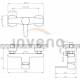 Bateria prysznicowa INVENA GLAMOUR BN-02-004-V czarny mat