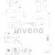 Bateria podtynkowa prysznicowa z deszczownicą INVENA DAFNI BS-88-0O2-A chrom