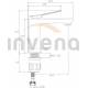 Bateria umywalkowa INVENA NERI BU-01-004-L czarny mat