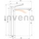 Bateria umywalkowa wysoka INVENA NERI BU-01-W01-L chrom