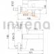 Bateria wannowa INVENA PAROS BW-09-004-A czarny mat