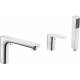 Bateria wannowa 3-otworowa INVENA DOKOS BW-19-S01-V chrom