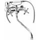 Bateria wannowa INVENA ROMA BW-24-00S-L chrom