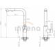 Bateria INVENA PRETO BZ-48-W04-L czarny mat
