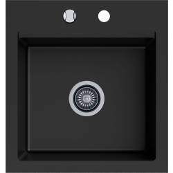 Zlew KERNAU KGS M 45 1B DEEP BLACK (czarny mat)