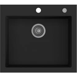 _RABAT %_|_wysyłka 24H*_ | Zlew KERNAU KGS H 60 1B DEEP BLACK (czarny mat) _RABAT %_|_wysyłka 24H*_ | Zlew KERNAU KGS H 60 1B DEEP BLACK (czarny mat)