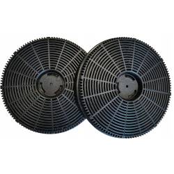 Filtr węglowy KERNAU TYP 27 | komplet 2szt | okrągły 160x29mm
