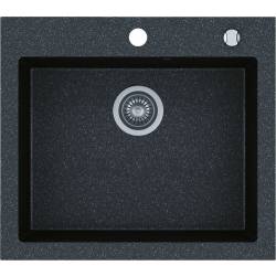 _RABAT %_|_wysyłka 24H*_ | Zlew KERNAU KGS H 60 1B BLACK METALLIC (czarny metaliczny) _RABAT %_|_wysyłka 24H*_ | Zlew KERNAU KGS H 60 1B BLACK METALLIC (czarny metaliczny)