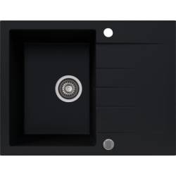 _RABAT %_|_wysyłka 24H*_ | Zlew KERNAU KGS V 4565A 1B1D DEEP BLACK (czarny mat) _RABAT %_|_wysyłka 24H*_ | Zlew KERNAU KGS V 4565A 1B1D DEEP BLACK (czarny mat)