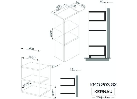 _WYSYŁKA 24H*_ | Kuchenka mikrofalowa KERNAU KMO 203 G X | 5 lat GWARANCJI _WYSYŁKA 24H*_ | Kuchenka mikrofalowa KERNAU KMO 203 G X | 5 lat GWARANCJI