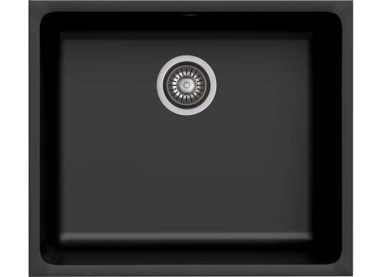_RABAT %_|_wysyłka 24H*_ | Zlew KERNAU KGS U 60 1B DEEP BLACK (czarny mat) _RABAT %_|_wysyłka 24H*_ | Zlew KERNAU KGS U 60 1B DEEP BLACK (czarny mat)