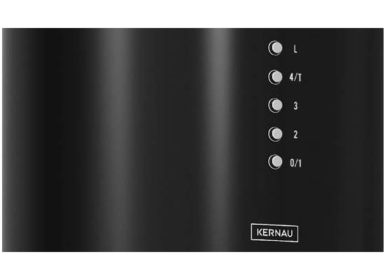 Okap przyścienny KERNAU KCH 0140 B Kitchen Connect | 767 m3/h | czarny półmat | możliwość sterowania z płyty