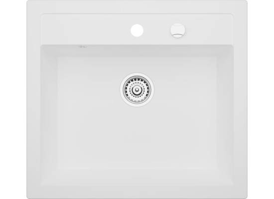 _RABAT %_|_wysyłka 24H*_ | Zlew KERNAU KGS I 60 1B Retro PURE WHITE (biały)