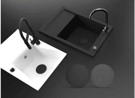 Nakładka na odpływ KERNAU KG C Black Metallic Nakładka na odpływ KERNAU KG C Black Metallic