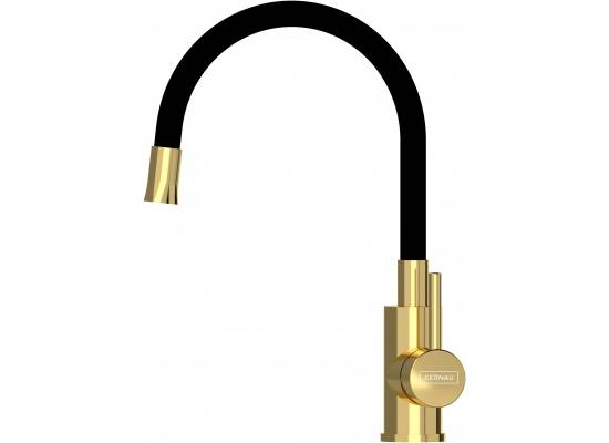 _RABAT %_|_wysyłka 24H*_ | Bateria KERNAU KWT 39 ELASTIC GOLD NANO (złoty) + czarny wąż