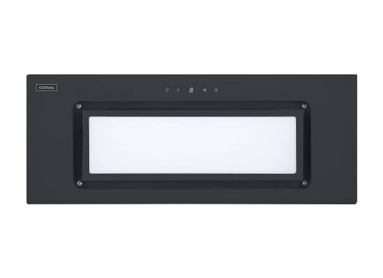 _RABAT %_|_wysyłka 24H*_ | Okap do zabudowy KERNAU KBH 2060 B GLASS | 481 m3/h | czarne szkło + panel LED biały