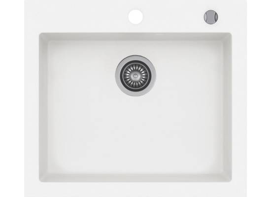 _RABAT %_|_wysyłka 24H*_ | WYLECIAŁO KERNAU - Zlew KERNAU KGS H 60 1B PURE WHITE (biały)