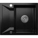 _RABAT %_|_wysyłka 24H*_ | Zlew KERNAU KGS J 4559 1B1D DEEP BLACK (czarny mat)