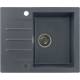Zlew KERNAU KGS A 4560 1B1D GRAPHITE (czarny z szarymi kropkami)