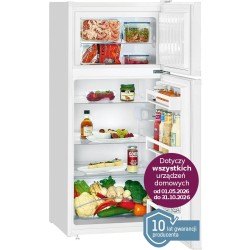 _10 lat GWARANCJI_ | Lodówka wolnostojąca LIEBHERR CTPe211 | SmartFrost | 124cm