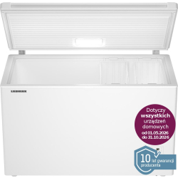 _10 lat GWARANCJI_ | Zamrażarka skrzyniowa LIEBHERR CFe 2080 Pure | SmartFrost | 353L | 125cm