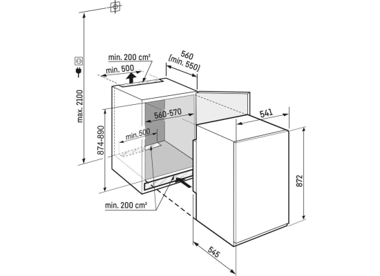 _kod RABAT 3%_|_10 lat GWARANCJI_ | Zamrażarka do zabudowy LIEBHERR IFSd 3904 Pure | SmartFrost | 88cm