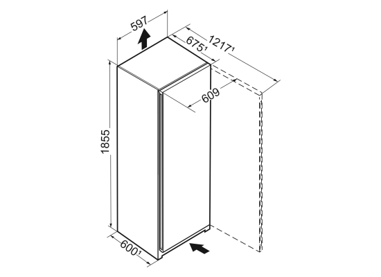 _10 lat GWARANCJI_ | Chłodziarka wolnostojąca LIEBHERR Ksfd1820 Plus | EasyFresh | 185cm