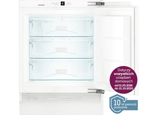 _kod RABAT 3%_|_10 lat GWARANCJI_ | Zamrażarka do zabudowy podblatowa LIEBHERR SUIG 1514 Comfort | SmartFrost | 82cm