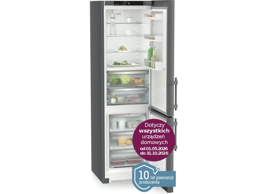 _10 lat GWARANCJI_ | Lodówka wolnostojąca LIEBHERR CBNdgc 5733 Plus | DarkGrey | BioFresh | NoFrost | 201cm