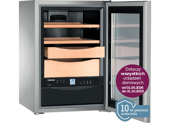 _kod RABAT 6%_|_10 lat GWARANCJI_ | Chłodziarka do przechowywania cygar LIEBHERR ZKes 453 Humidor |61cm