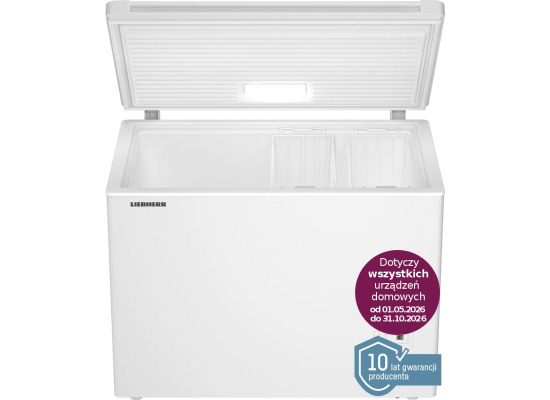 _10 lat GWARANCJI_ | Zamrażarka skrzyniowa LIEBHERR CFe 1870 Pure | SmartFrost | 281L | 104cm