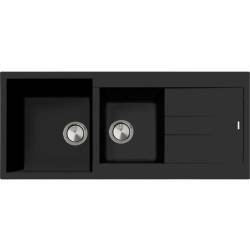 Zlew PLADOS ELEGANCE 116.20 CZARNY MAT (black mat 70) (AM1162070)
